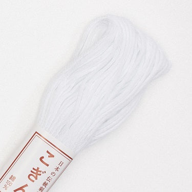Sashiko Thread - Olympus Kogin - Solid Color - 800 White