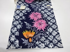 Yukata Fabric - 809 - Dandelion Thistles - Indigo