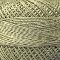 Presencia Perle Cotton - Size 8 - 8310 LIGHT DRAB GREEN BROWN