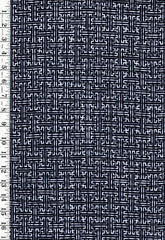 Yukata Fabric - 628 - Key Maze - Indigo & Gray