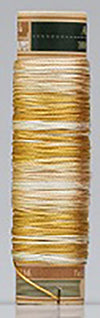 Silk Tatting & Embroidery Thread - 902 Gold Variegated