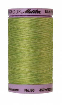 Mettler Cotton Sewing Thread - 50wt - 547 yd/ 500M - Variegated -  9817 Sprout
