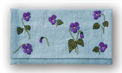 *Olympus Embroidery Pouch Kit with Needle & Thread - 9087 Violets/ Modesty - Blue - ON SALE - SAVE 30%