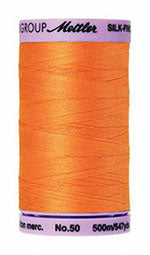 Mettler Cotton Sewing Thread - 50wt - 547 yd/ 500M - 0122 Pumpkin