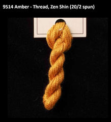 TREENWAY SILKS - Zen Shin (20/2) Silk Thread - # 9514 Amber