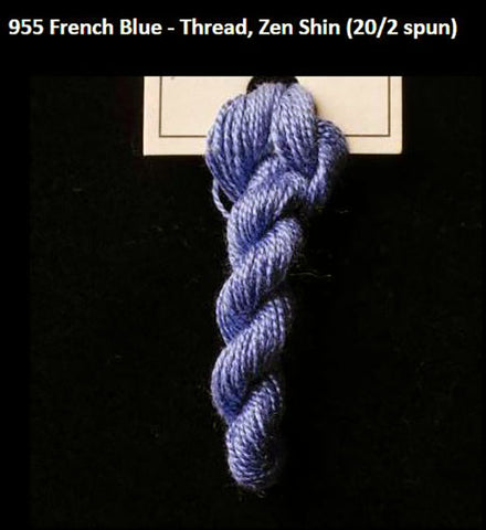 TREENWAY SILKS - Zen Shin (20/2) Silk Thread - # 0955 French Blue