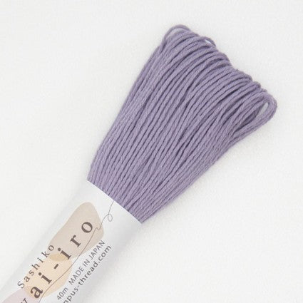 Sashiko Thread - Olympus 40m - Awai-iro - Smokey Tone - #A10 Mauve (Lavender)