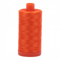 Aurifil 50wt Cotton Thread - 1422 yards - 1104 Neon Orange - ON SALE - 40% OFF