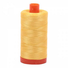 Aurifil 50wt Cotton Thread - 1422 yards - 1135 Pale Yellow - ON SALE - 40% OFF