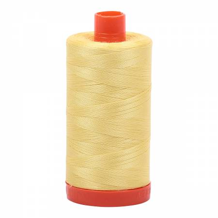 Aurifil 50wt Cotton Thread - 1422 yards - 2115 Lemon - ON SALE - 40% OFF