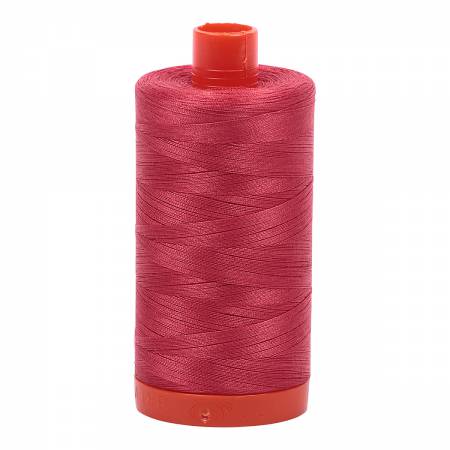 Aurifil 50wt Cotton Thread - 1422 yards - 2230 Red Peony - ON SALE - 40% OFF