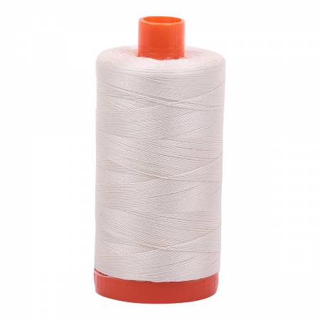 Aurifil 50wt Cotton Thread - 1422 yards - 2309 Silver White - ON SALE - 40% OFF