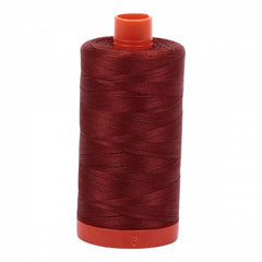 Aurifil 50wt Cotton Thread - 1422 yards - 2355 Dark Rust - ON SALE - 40% OFF