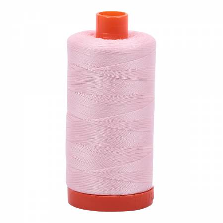 Aurifil 50wt Cotton Thread - 1422 yards - 2410 Pale Pink - ON SALE - SAVE 40%