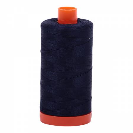 Aurifil 50wt Cotton Thread - 1422 yards - 2785 Very Dark Navy