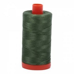 Aurifil 50wt Cotton Thread - 1422 yards - 2890 Very Dark Grass Green - ON SALE - 40% OFF