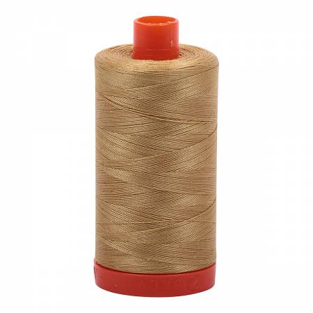 Aurifil 50wt Cotton Thread - 1422 yards - 2920 Light Brass - ON SALE - SAVE 40%