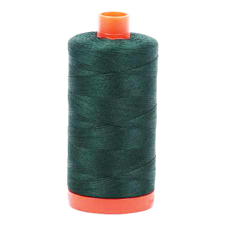 Aurifil 50wt Cotton Thread - 1422 yards - 4026 Forest Green
