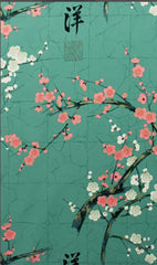 *Asian - Alexander Henry - Cherry Blossom Branches - Teal