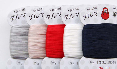 **Daruma Home Sewing Thread - 30wt Hand Sewing Thread - AKARAGI