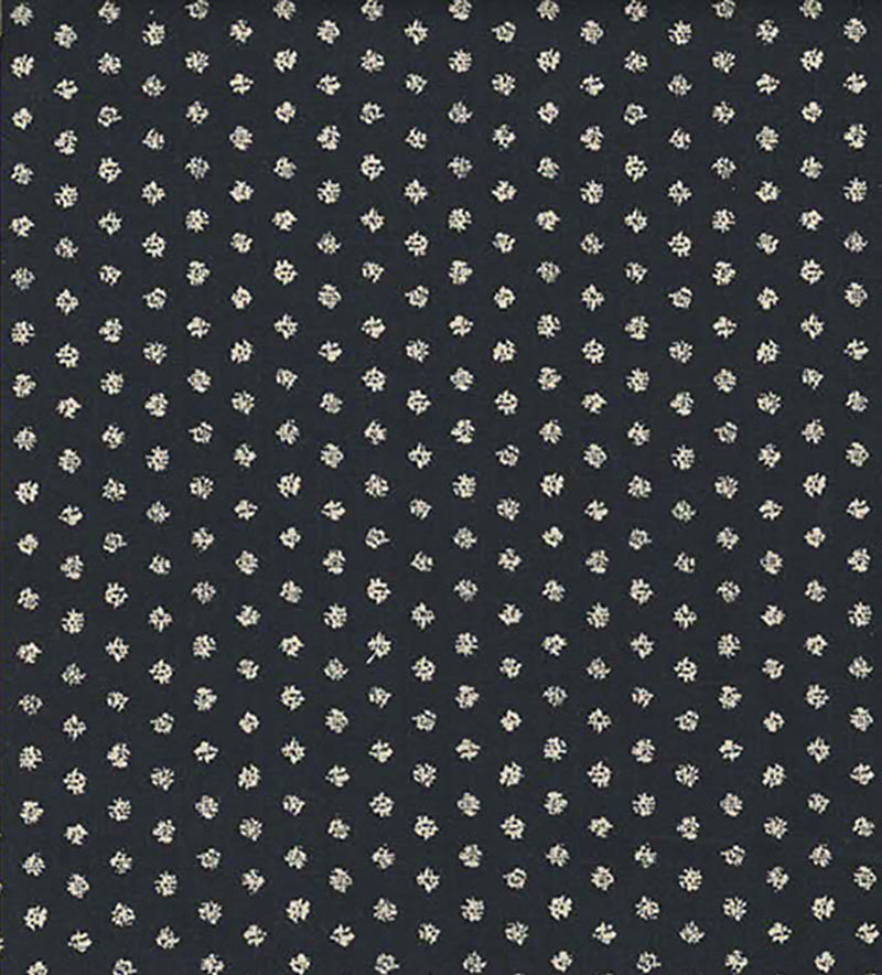 Japanese -  Cosmo Classic Japanese - Kauri-Like Dots - AP05809-1A - Dark Indigo (Almost Black)
