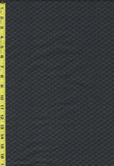 *Japanese Indigo - Cosmo Small Dotted Tan Wave (Seigaiha) - AP05809-2A - Last 1/2 yard