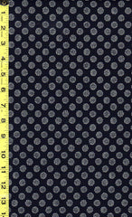 Japanese Indigo - AP1310-53 - Small Chrysanthemums - Dark Navy/ Indigo