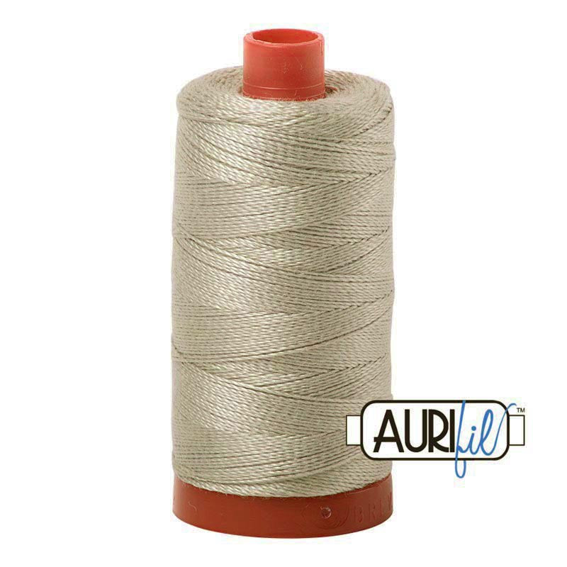 Aurifil 12wt Cotton Thread - 356 yards - Pewter 5021
