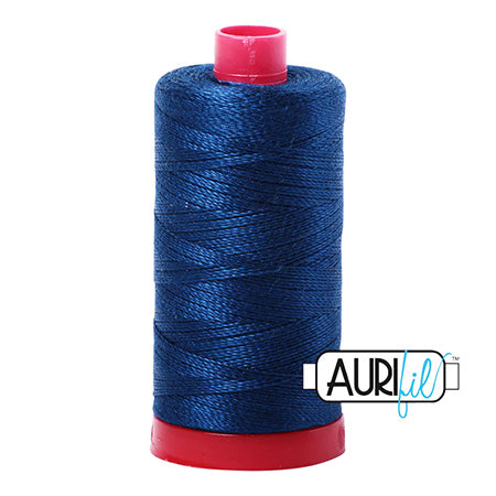 Aurifil 12wt Cotton Thread - 356 yards - 2783 French Navy