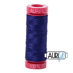 Aurifil 12wt Cotton Thread - 54 yards - 1200 Blue-Violet