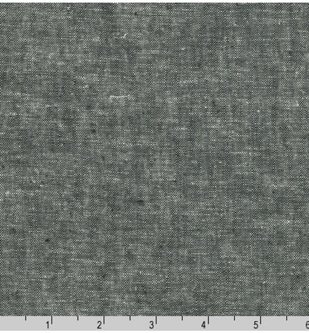 Solid - Essex Cotton-Linen Yarn-Dyed - Black # 1019
