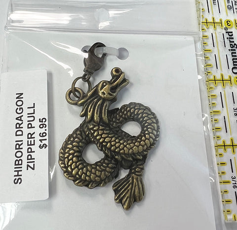 Notions - Zipper Pull - Bronze Dragon