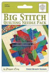 Notions - Big Stitch Quilting Needle Pack - 14 Needles