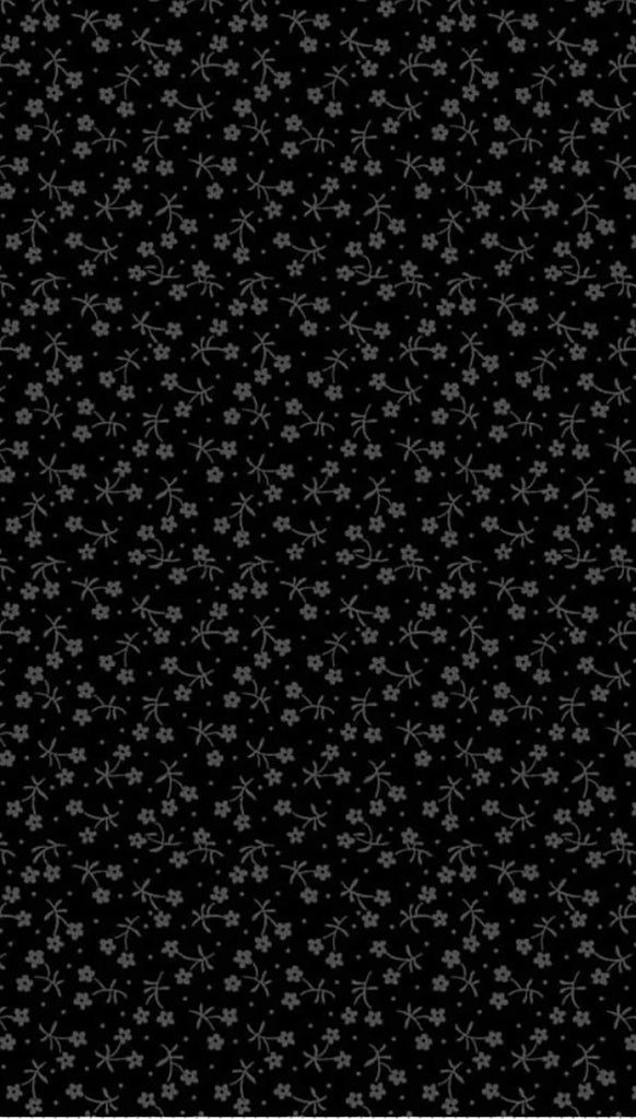 *Tonal Blender - Black Tiny Floating Flowers - 04663-K - Onyx