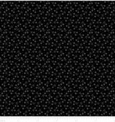 *Tonal Blender - Black Tiny Floating Flowers - 04663-K - Onyx