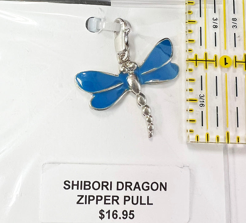 Notions - Zipper Pull - Blue Dragonfly