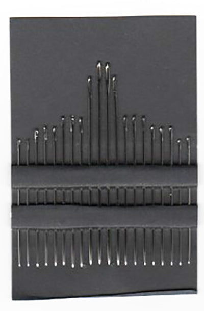 Bohin Self Threading Hand Needles - Size 4, 6 & 8 - 6/Pack