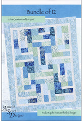 Quilt Pattern - Amelia Scott Designs - Bundle of 12