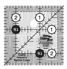 Rulers & Templates - Creative Grids - CGR2- 2 1/2" Square Template