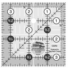 Rulers & Templates - Creative Grids - CGR3 - 3 1/2" Square