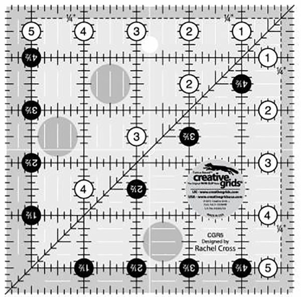 Creative Grids Quilt Ruler 1.5 inch Square CGR1 743285002955 Rulers &  Templates