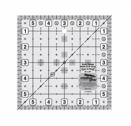 Creative Grids Quilt Ruler 3-1/2in Square 