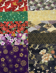 Charm Squares - Asian Fabric Variety Pack - 20 - 5" Squares