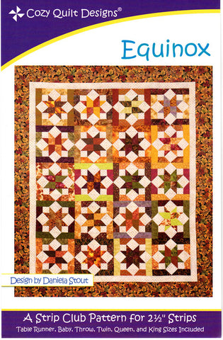 Quilt Pattern - Cozy Quilt Designs - Equinox - Table Runner & Quilt Pattern