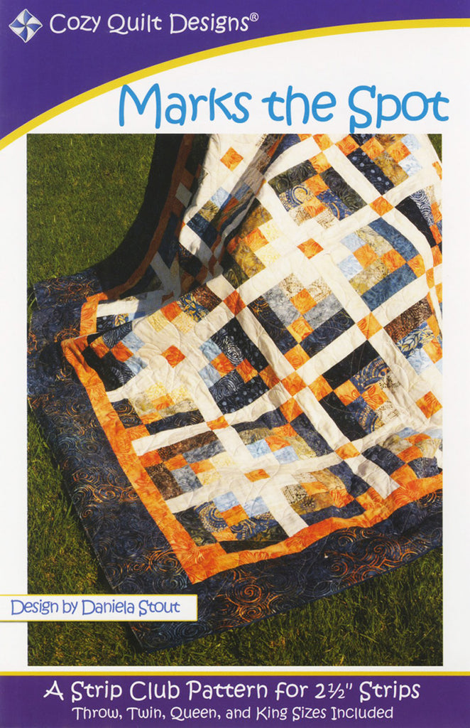 Quilt Pattern - Cozy Quilt Designs - Marks the Spot