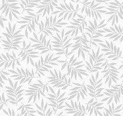 *Tonal Blender - Century Whites - Small Leafy Branches - CS-9695-WW - White on White