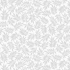 *Tonal Blender - Century Whites - Small Leafy Branches - CS-9695-WW - White on White