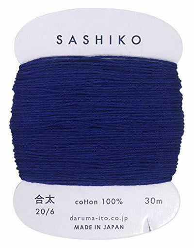 Daruma thin sashiko thread, white (#201) - Maydel