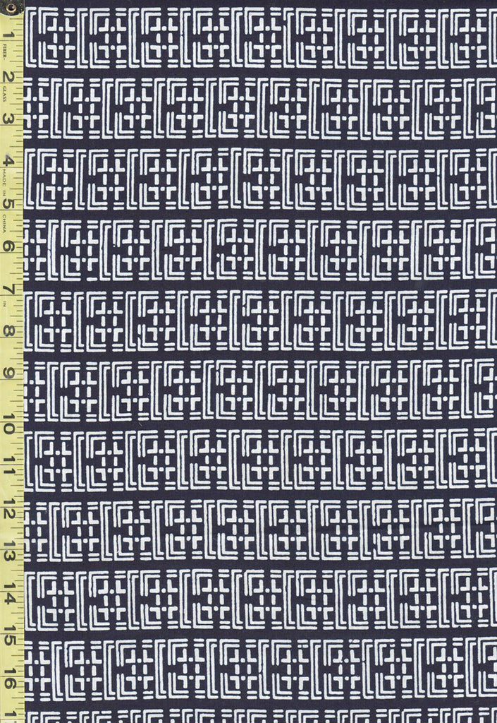 Yukata Fabric - 549 - Dominos - Indigo