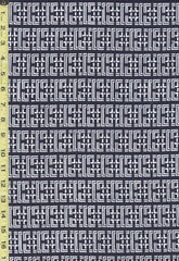 Yukata Fabric - 549 - Dominos - Indigo